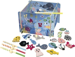 Vilac jūrų gyvūnėlių gaudymas – magnetinis žaidimas 4 žaidėjams