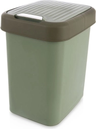 Plastikinė šiukšliadėžė 12 l, žalia