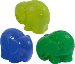 Plastikinė taupyklė drambliukas