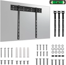 Ultra-slim wall TV mount Maclean MC-123, VESA 600 × 400, 80 kg