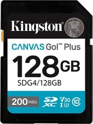 SD atminties kortelė 128 GB Kingston Canvas Go Plus