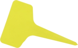 Augalų žymėjimo etiketės ir plokštelės – rinkinys 10 vnt. – geltonos