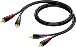 Jungiamasis kabelis 2× RCA (cinch) kištukas – 2× RCA (cinch) kištukas, 0,5 m