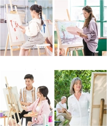 Tapyba pagal skaičius su rėmu 30 × 40 cm – spalvinga povo tema