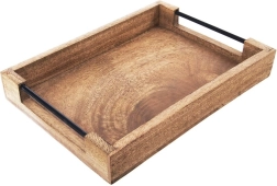 Mango wood serving tray 35.5 × 25.5 × 5.5 cm