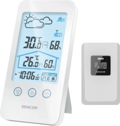 Belaidė orų stotelė Sencor SWS 3000W su orų prognoze ir drėgmės matavimu