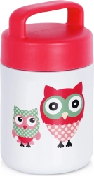 Steel food thermos Owl 450 ml