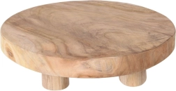 Wooden serving board on legs 30 cm