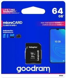 Atminties kortelė Goodram microSD 64GB