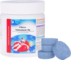 Chloro multitabletės 20 g baseinams 0,5 kg