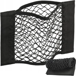 Automobilio bagažinės tinklas su lipniu užsegimu (kibiuoju velcro)
