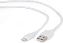 Baltas USB kabelis 8 kontaktų 1 m