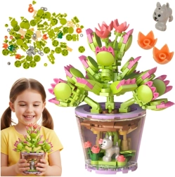 Maxy creative construction set 3D flower 172 pieces