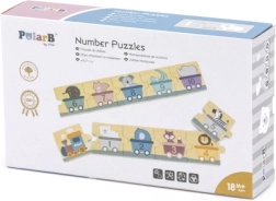 Medinės dėlionės su skaičiais PolarB Montessori