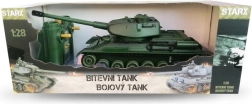RC tankas su infraraudonųjų spindulių mūšiu – žalias