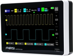 Fnirsi 1013D portable 7" digital oscilloscope 100 MHz, 1 GSa/s
