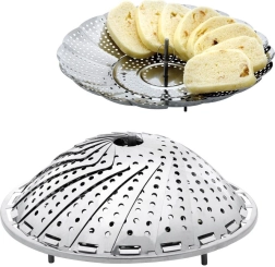 Sulankstomas nerūdijančio plieno garintuvas 14–23 cm