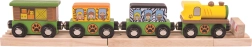 Safari traukinukas BIGJIGS RAIL