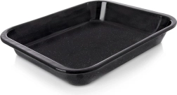 Enamelled Deep Baking Tray 31 × 25 × 4.5 cm