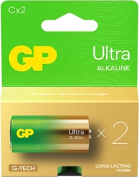 Šarminės baterijos GP Ultra C/LR14, 2 vnt.