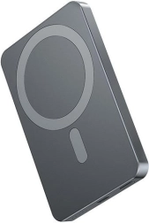 Belaidė „MagSafe“ išorinė baterija (powerbank) 5000 mAh, pilka