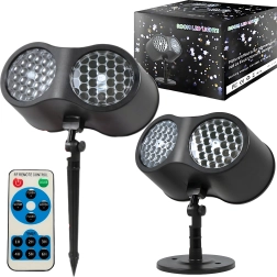 Kalėdinis LED lazerinis projektorius su snaigėmis namui