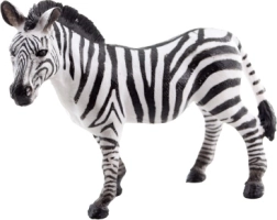 Plastic zebra figurine