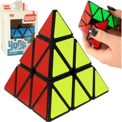 Loginis žaidimas PYRAMINX – piramidės formos galvosūkių kubas 9,5 cm