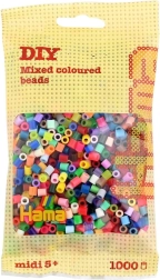 Iron-on beads – large color mix, 5 mm (1000 pcs)
