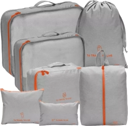 Kelioninis lagamino tvarkytuvas – 7 dalių rinkinys Trizand