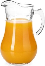 Stiklinis ąsotis su dangteliu 2,4 l