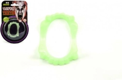 Švytinčiai vampyriški dantys karnavalui