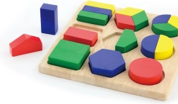 Medinė dėlionė su spalvomis ir formomis VIGA