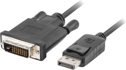 DisplayPort į DVI-D (24+1) kabelis 1,8 m, juodas