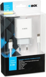 Tinklo įkroviklis IBOX C-36 USB‑C PD 20W