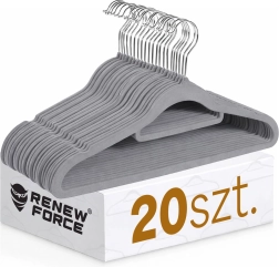 Premium Non-Slip Gray Hanger - 1 Piece