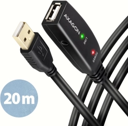 Axagon USB 2.0 aktyvus prailginimo kabelis 20 m