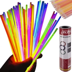 Fluorescent glow sticks for bracelets 100 pcs + connectors