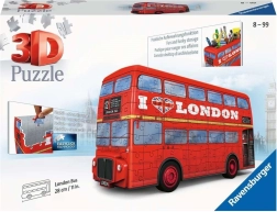 Ravensburger 3D dėlionė Londono autobusas Doubledecker, 216 dalių