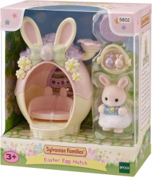Sylvanian Families velykinis triušiukas – pavasarinis namelis su kūdikiu