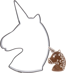 Stainless Steel Unicorn Cookie Cutter 9 cm