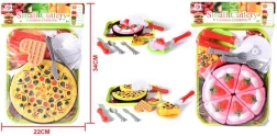 Plastikinių maisto produktų rinkinys – pica ir tortas