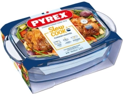 Stiklinis kepimo indas su dangčiu Pyrex 6,7 l