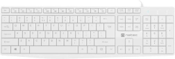 White Keyboard Natec Nautilus with Numeric Section