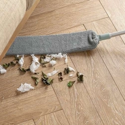 Teleskopinis dulkių šepetys su dviem antgaliais