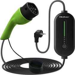 Mobilus EV įkroviklis su reguliavimu, Type 2, 3,5 kW, 230 V, LCD, LED, 5 m kabelis