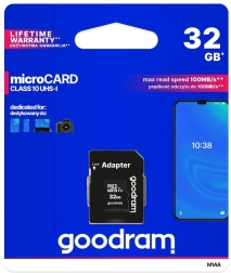 Goodram microSD 32 GB atminties kortelė
