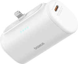 „Baseus Compact“ išorinė baterija 5000 mAh 20 W balta