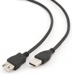 USB 2.0 prailginamasis kabelis AM–AF 4,5 m juodas