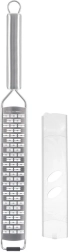 Flat stainless steel kitchen grater 38 cm with case ORION